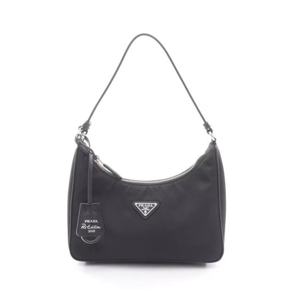 Prada Re Edition Re Bag Handbag Saffiano Leather Black